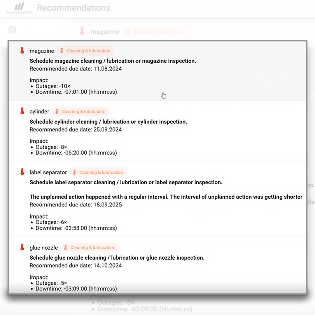 maintmaster-mi-recommendations